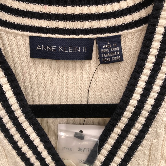 Anne Klein Button Down Vest - Picture 2 of 4
